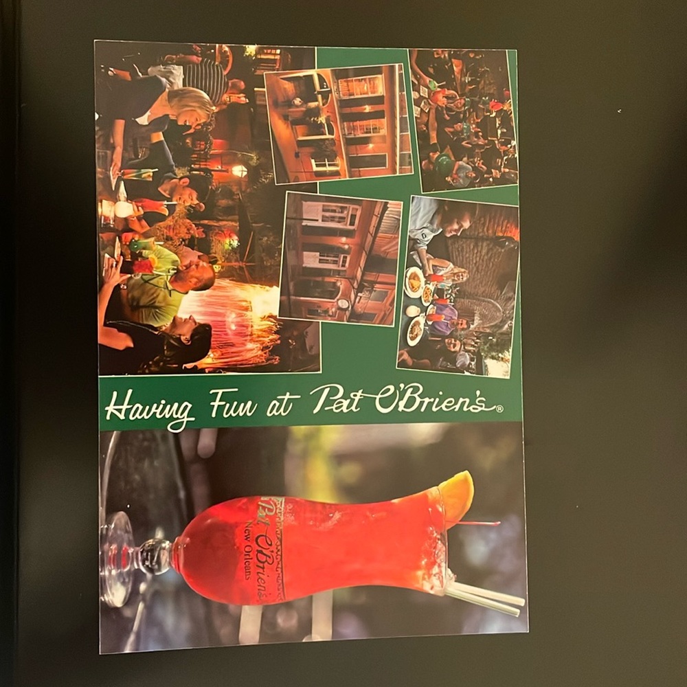 Pat O’Brien’s postcards, 718 Saint Peter St., New Orleans, LA 70116